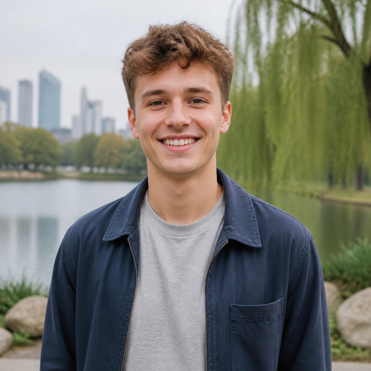 Example profile portrait of a German Au Pair student in Shanghai
